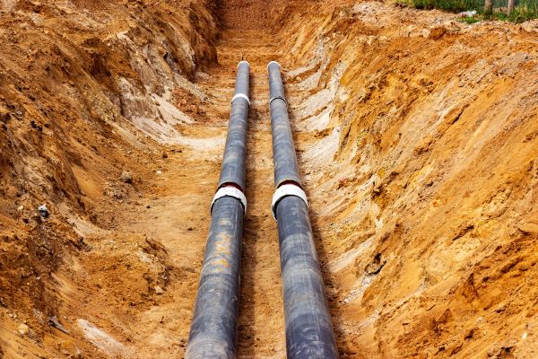 Cost of Water Line Trenching in Greenville