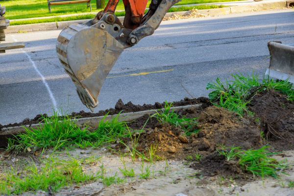Cost of Sewer Line Trenching in Greenville